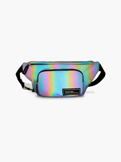 Calvin Klein Táskák & Kiegészítők HU065680 | Calvin Klein Holographic Reflective Női Övtáska Fekete